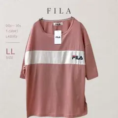 新品 【LL】フィラ FILA カップ付き 半袖Tシャツ ピンク