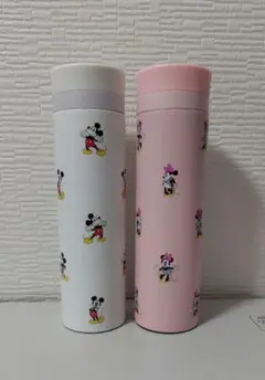 ディズニーストア福袋 ハッピーバックミッキー・ミニー ステンレス水筒 2本セット