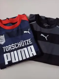 PUMA ストライプ長袖Tシャツ150cm 2枚セット