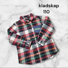 kladskap クレードスコープチェック柄シャツ 110