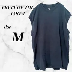 FRUIT OF THE LOOM 【M】ノースリーブ Tシャツ ダークグレー