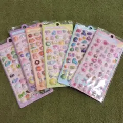 ぷくぷくシール　キャラクターシール 6シートセット　ボンボンドロップ