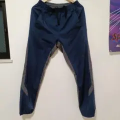 トレーニングパンツ ネイビー グレーアクセント