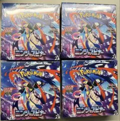 即発送！ポケカ　ニンジャスピナー　シュリンク付き4BOX