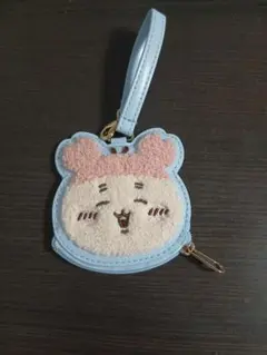 ちいかわ　おかおサガラミニポーチ　古本屋　カニちゃん 刺繍