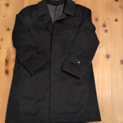 お急ぎ下さい❗️カシミア100%メンズダークグレー チェスターコート
