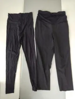 UNIQLO ブラック マタニティパンツ L+おまけマタニティレギンス