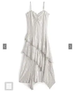 処分予定 最終値下げ グレイル　GRL フリルキャミワンピース ホワイト