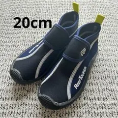 マリンシューズ REEF TOURER 20cm ネイビー&ネオンイエロー