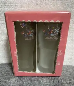 激レア サンリオ ハローキティ 妖精 すりガラス グラス タンブラー ２個セット