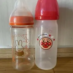 ミッフィーとアンパンマン 哺乳瓶 240mlセット