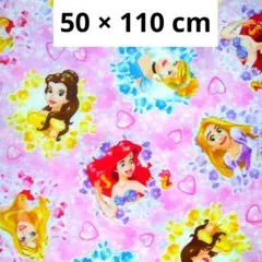 ディズニー　プリンセス　生地　オックス　キャラクター　ハンドメイド　はぎれ　布