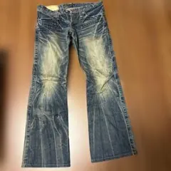 00s Japanese label flare denim daisy デニム - メルカリ