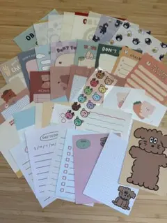 メモ帳 おすそ分け 50枚 韓国文具 メモパッド バラメモ まとめ売り