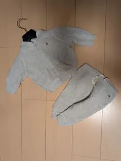 baby GAP グレー ニットセットアップ 6-12ヶ月（size70）