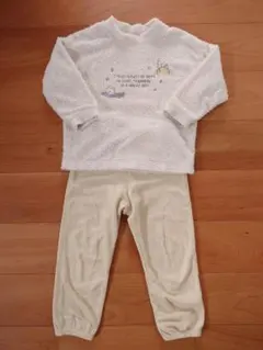 UNIQLO KIDS ユニクロキッズ SNOOPYスヌーピー パジャマ 白×黄