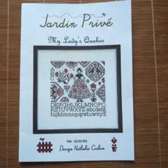 Jardin Priveのクロスステッチ図案 My Lady’s Quaker