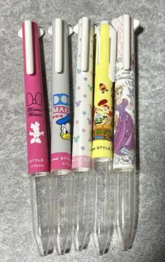 uni ボールペン ５本セット　STYLEFIT トイストーリー　ラプンツェル