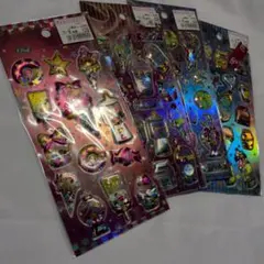 【最終値下げ】スパンコール入りぷっくりシール 4シート