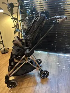 Haru-Chan様✨️ホームクリーニング済✨️MIOSローズゴールド×ネイビー サイベックス ミオス JP3 ベビーカー ローズゴールドフレーム / セピア