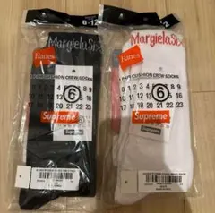 MM6 MargielaSix & Supreme2色セット