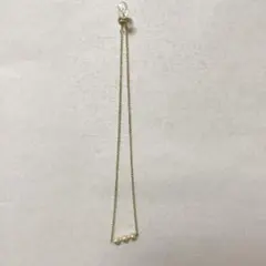 コットンパール　ゴールド　ネックレス