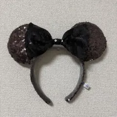黒いミッキー耳 ディズニー カチューシャ