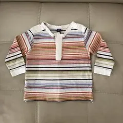 baby GAP ベビー ギャップ 90 上品で爽やかロンT ボーダー Tシャツ