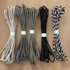 パラコード4mm 各5m×5色セット