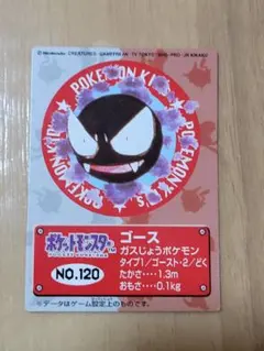 ポケモン ポケモンキッズ カード ゴース NO.120