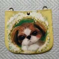 セール☆norima☆シーズー☆四角いポーチ☆ハンドメイド