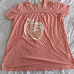 限界値下げサイズLL ACTIVE DAYS リンゴプリント 半袖Tシャツ L