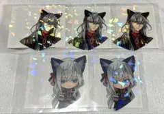 あくねこ ナンジャタウン ナンジャ 缶バッジ クリアカード シロ 4点
