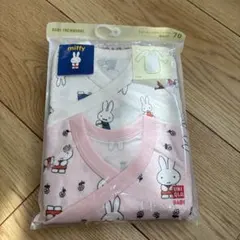 【新品】【未開封】UNIQLO ミッフィー ベビー肌着 70サイズ 2枚セット