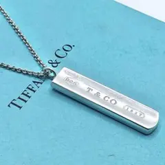 【美品】ティファニー 1837 ナローバー SV925 ネックレス ユニセックス