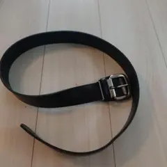メンズ ブラック レザーベルト