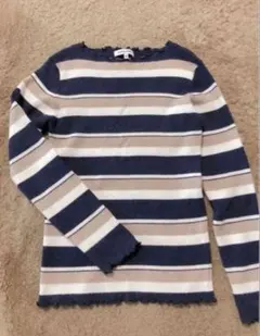 グローバルワーク　ボーダー　ニット　セーター　カットソー　トップス