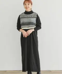 アイテムズ アーバンリサーチ　ベストセット ニットワンピ