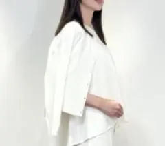 最終価格 未使用に近い アベニールエトワール　パールボタンニットカーディガン32