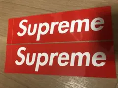 Supreme BOX LOGO 2枚セット ステッカー