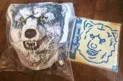 一番くじMAN WITH A MISSION D賞フェイスクッション タオル付き
