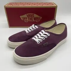 【新品】 Authentic Canvas/Suede Wine 27cm