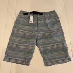 UNIQLO ボーダー ハーフパンツ ショートパンツ メンズ Mのサムネイル