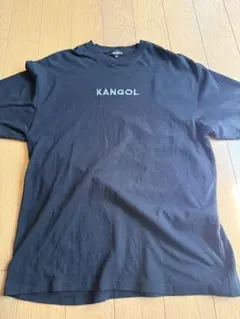 KANGOL ブラック Tシャツ カンガルーロゴ
