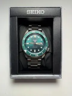 SEIKO 自動巻き時計 グリーン
