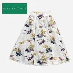 A■ KOBE LETTUCE コウベレタス レディース フレアスカート 白 Fのサムネイル