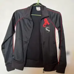 asics アシックス　フルジップジャケット Sサイズ ブラック