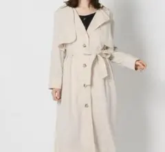 本日限定タイムセール！！【ミッシュマッシュ】後ろプリーツトレンチコート