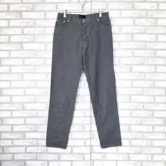 agnes b. アニエスベー　チェック柄パンツ　カジュアルパンツ　黒　42のサムネイル