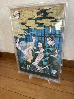 鬼滅の刃 アートクリスタル ジグソーパズルジ 専用フレーム付 完成品